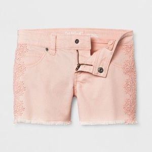 Pink Cat & Jack Cut Off Shorts Size 7/8, Med